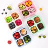 4 Pack Snack Box Containers, 4 Compartment Snack Bento Boxes