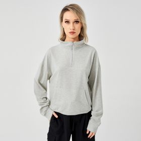 Women's Pullover Sweatshirt (Option: Grey-S)