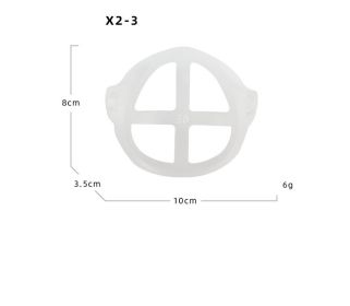 Three-dimensional disposable protective tool (Color: X2 3)
