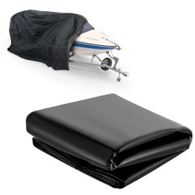 Black Polyethylene Tarp Waterproof (Color: Black)